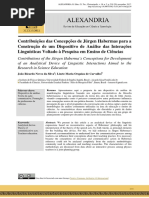 Desenvolvimento de Uma Sequência de Análise Baseada Nas Premissas Habermasianas