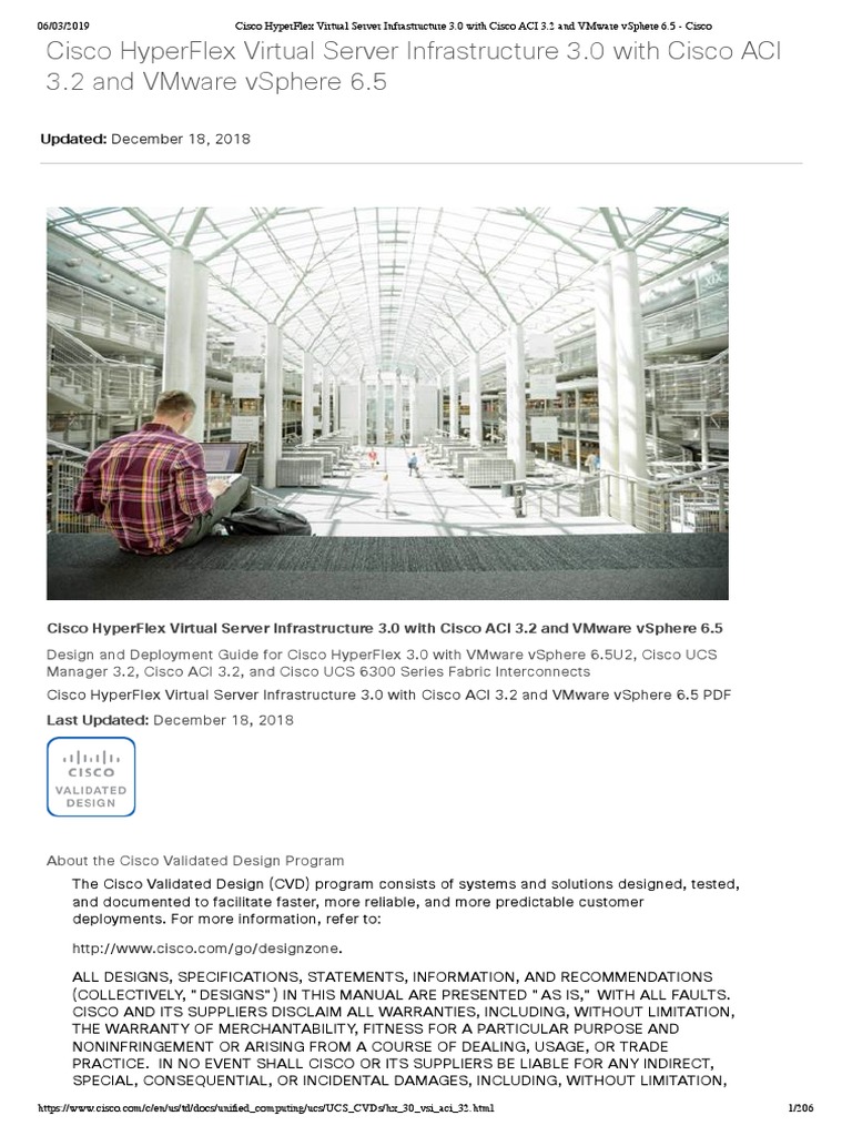 Cisco HyperFlex Virtual Server Infrastructure 3.0 With Cisco ACI 3.2 ...