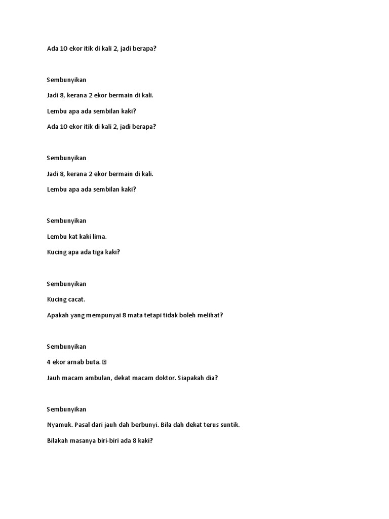 Ada 10 Ekor Itik Di Kali 2 Pdf