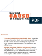 Beyond Cause Marketing 2010: Presentation Deck