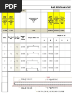 Pile Bar Bending Schedule for Project | PDF | Transport