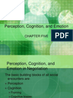 Perception, Cognition, and Emotion: Chapter Five