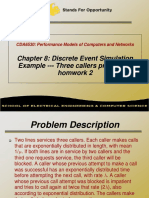 Chapter 8: Discrete Event Simulation Example - Three Callers Problem in Homwork 2