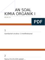 Latihan Soal Kimia Organik I: Kelas Ca