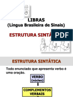 Estrutura sintática da Língua Brasileira de Sinais (LIBRAS