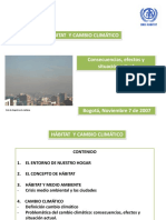 Habitat y Medio Ambiente (Calentamiento Global)