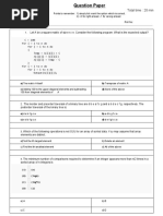 C 100 For I 1 To N Do For J 1 To N Do (Temp A (I) (J) + C A (I) (J) A (J) (I) A (J) (I) Temp - C) For I 1 To N Do For J 1 To N Do Output (A (I) (J) )