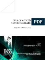 Paul J. Bolt and Adam K. Gray - China's National Security Strategy
