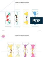 Princess Pencil Toppers Printables FM 0612 PDF