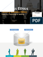 Business Ethics - Kelompok 2 Case 2.3 Teaching or Selling