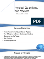 01-Units, Physical Quantities, and Vectors