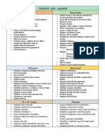 Tareas Del Hogar Anuales