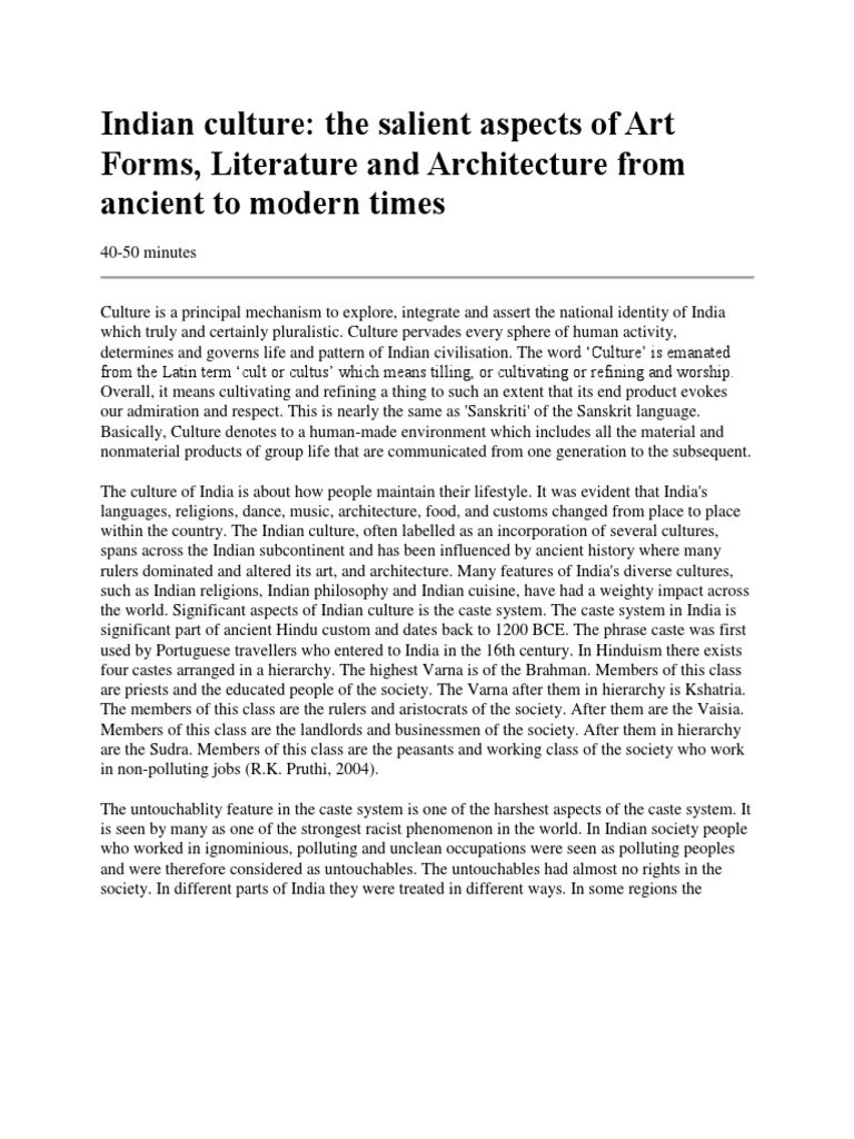 Indian Culture | PDF | Vedas | Upanishads
