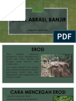 Erosi, Abrasi, Banjir