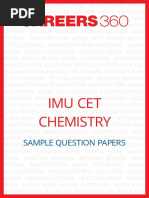 Chemistry IMU CET PDF