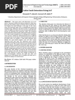 Cable Fault Detection Using Iot: International Research Journal of Engineering and Technology (Irjet)