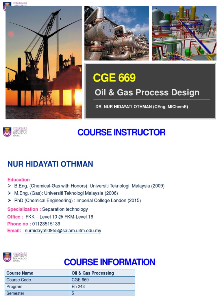 Oil & Gas Processing Course Overview | PDF | Alkane | Oil Refinery
