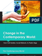Lesson 1 - Change in The Contemporary World