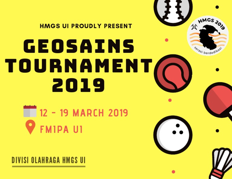 Geosains Tournament 2019 Overview | PDF