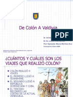 De Colon a Almagro y Valdivia