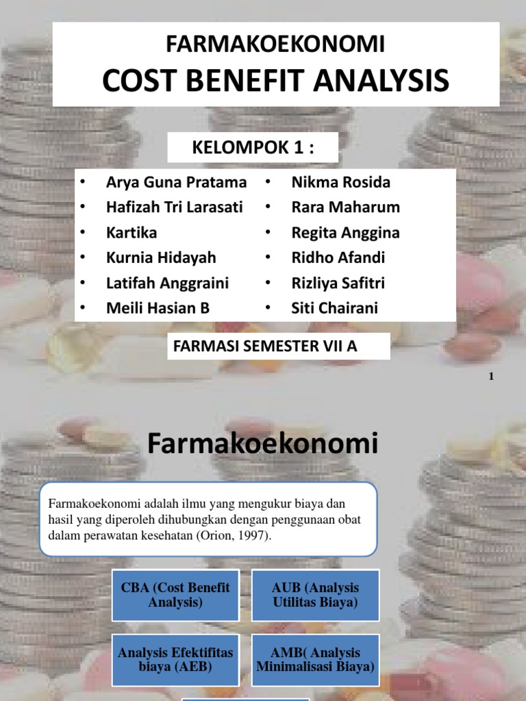 Analisis Cost Benefit dalam Farmakoekonomi | PDF | Bisnis | Pengelolaan ...