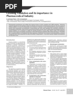 Download Cleaning Validation and Its Importance in Pharmaceutical Industry by michael_payne3532 SN40713876 doc pdf