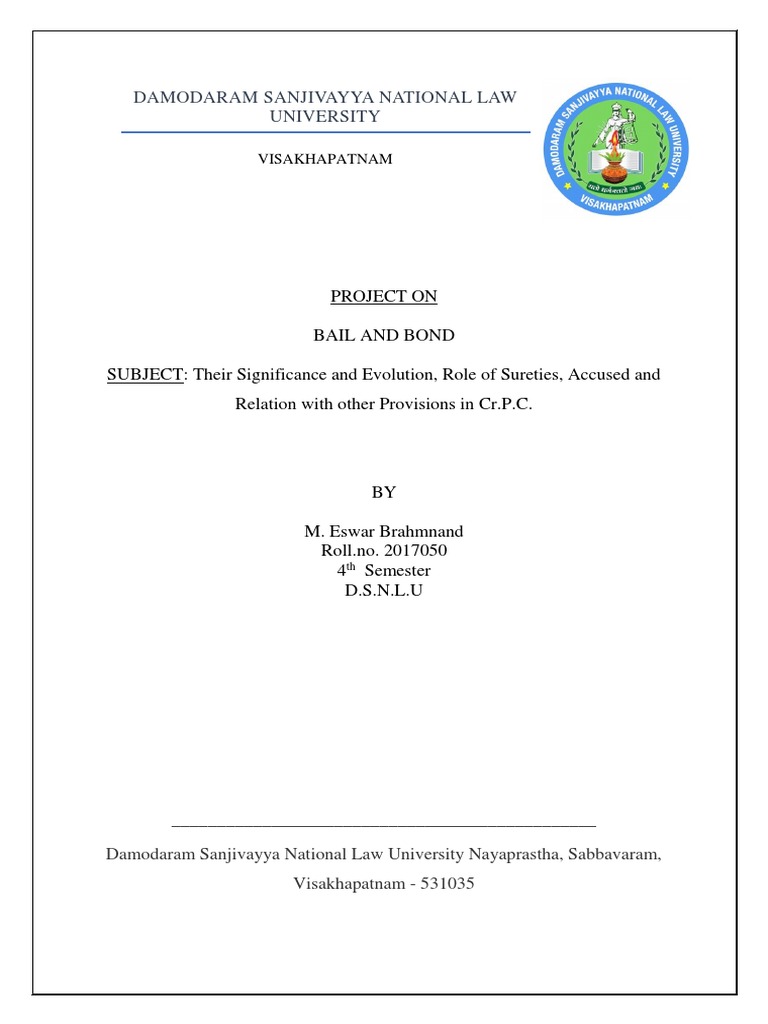 CRPC Complete Project | PDF | Bail | Arrest