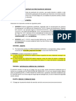 Contrato Prestacion de Servicios