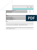 Matriz EFE-IFE empresa transporte