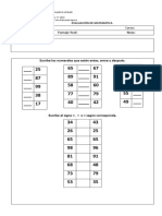 Evaluación Numeracion 0-100