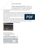 Pengertian Keyboard Dan Jenisnya