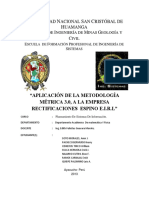 Aplicación de La Metodología Métrica 3.0 A La Empresa Rectificaciones Espino E.I.R.L