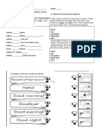 105057829 Examen o Quiz de Ingles Sobre Saludos Despedidas e Informacion Personal