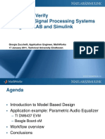 Design and Verify Embedded Signal Processing Systems Using MATLAB and Simulink