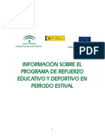 Inf Programa Educativo y Deportivo