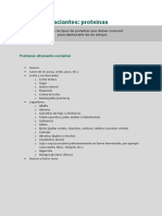 Alimentos Saciantes Lista Corta