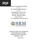 IOT Internship Report