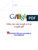 Allen Carr Easyweigh To Lose Weight PDF