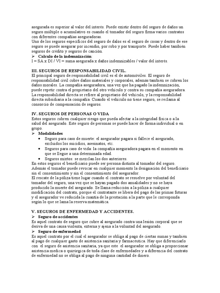 Manual Derecho Mercantil - 69 | PDF | Póliza de seguros | Seguro
