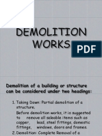 Demolition Works
