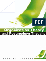 ORGANIZATION THEORY Organizational Theory and Postmodern Thought PDF