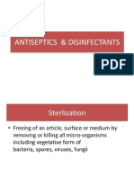 Antiseptics and Disinfectants