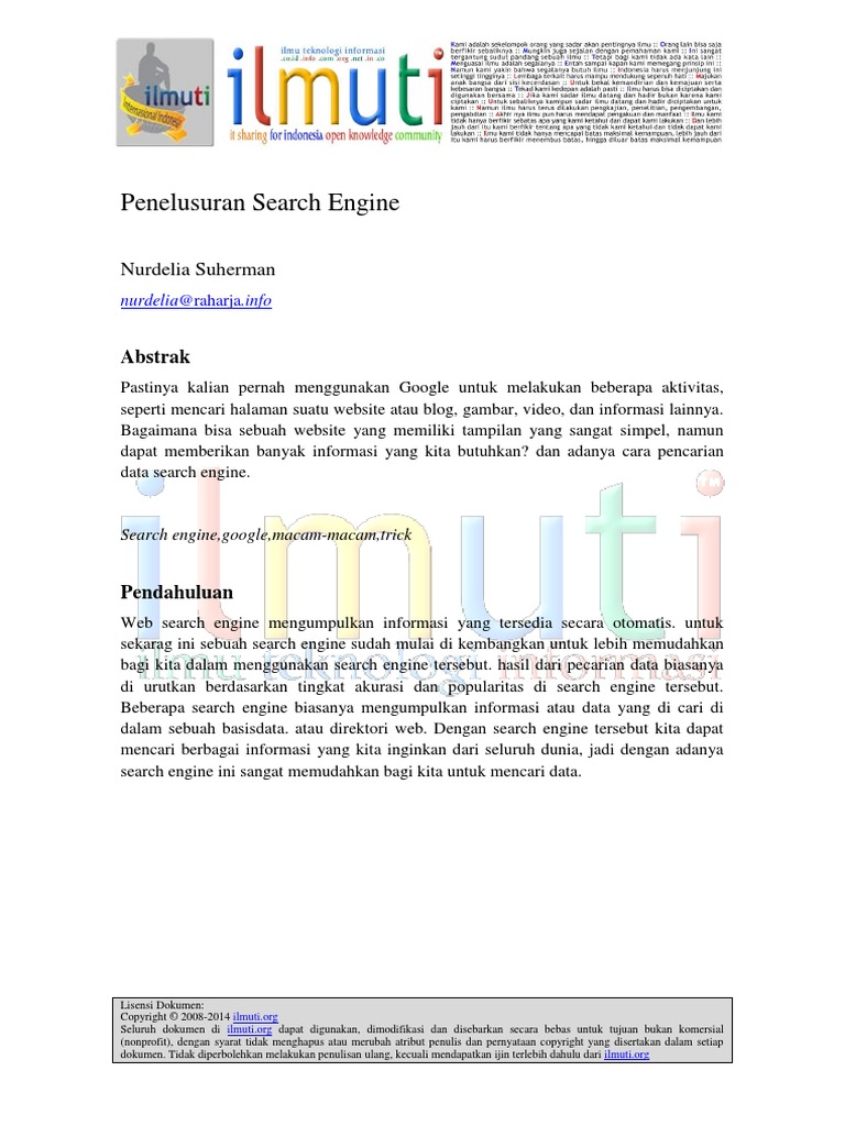 Cara Mencari Informasi Menggunakan Search Engine
