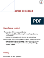 Unidad 1.2 Filosofías de Calidad