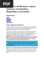 Síndrome de Burnout