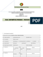 Procesos de Estocasticos 2014