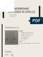 Membrane Stresses in Shells: Wahyu Subagiyo Bagas Amrozi P