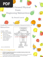 PES Statement Guide for Dietitians | PDF | Nutrition | Diet & Nutrition