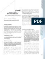 Corte Constitucional. Referendo Reeleccionista