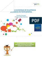 Actividades Económicas de Los Primeros Pobladores de Centroamérica